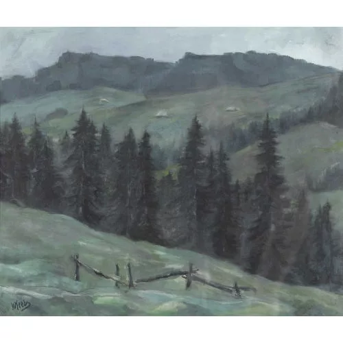 Walter Krebs — Grüne Alplandschaft.