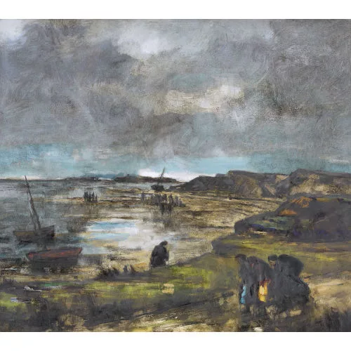 Walter Krebs — Friesländische Uferlandschaft.