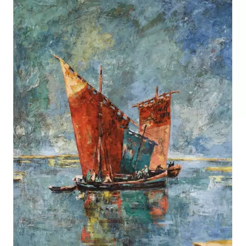 Segelschiffe auf ruhiger See