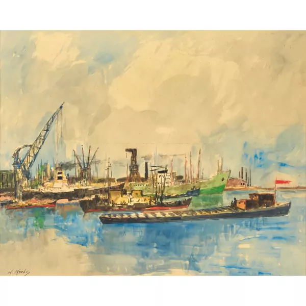 Der Hafen von Antwerpen