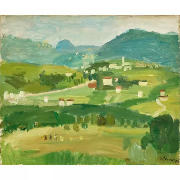 "Landschaft bei Mendrisio"