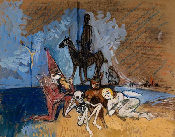 Zusammentreffen (Faun, Tod und Friedensengel). 1939