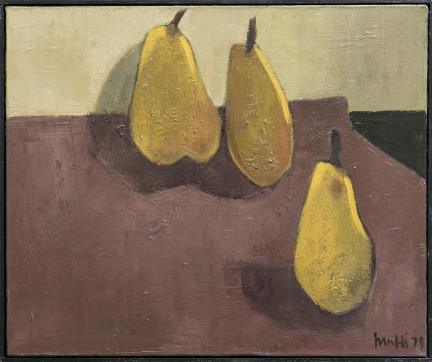 Walter Mafli (-1915), "Nature morte aux poires"