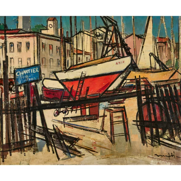 Walter Mafli — "Port de Cannes".