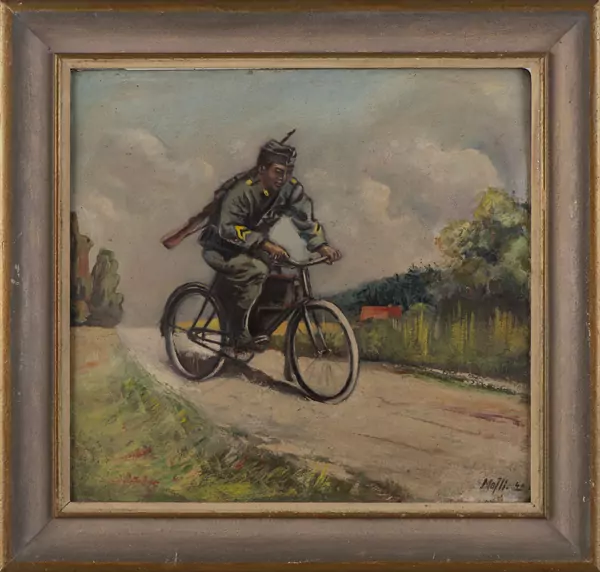 Walter MAFLI (1915-2017), "Le cycliste d'infanterie" — DognyAuction