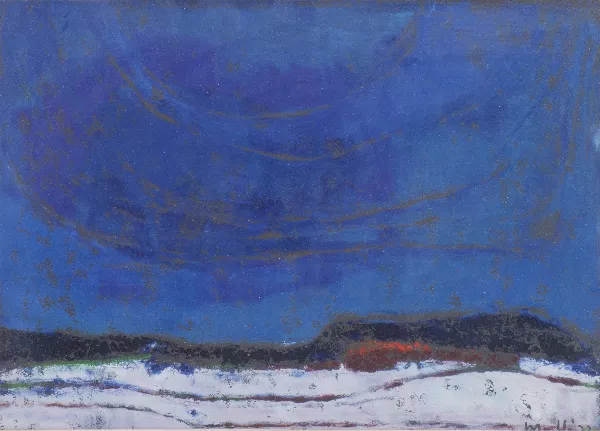 Walter Mafli — "Paysage enneigé"