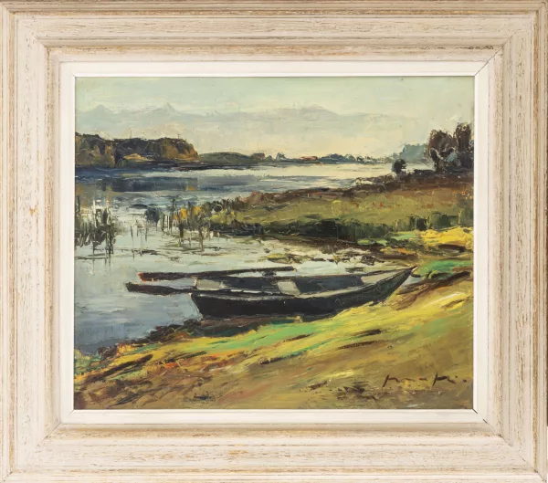 Walter Mafli — Walter MAFLI (1915-2017) "Lac de Bret 981"
