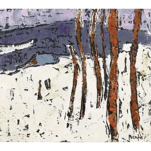 Walter Mafli — "Paysage d′hiver".