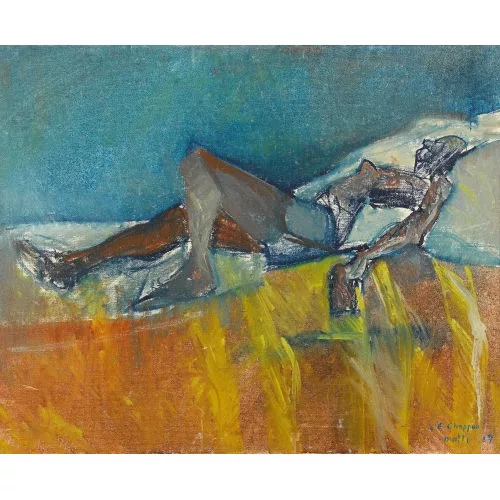 Walter Mafli — Liegender weiblicher Akt.