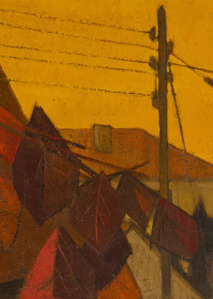 Walter Mafli — Vue depuis la fenêtre de l'atelier
