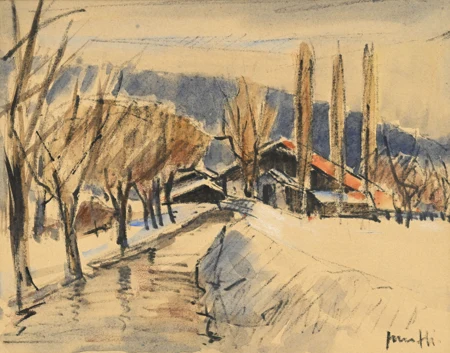 Paysage enneigé
