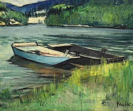 Barque sur le Doubs