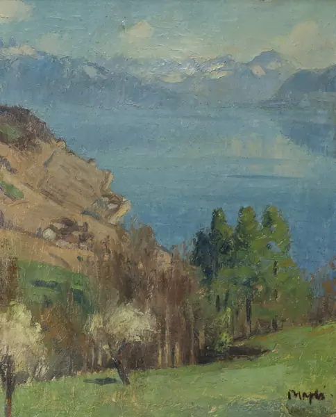 Walter MAFLI (1915-2017), 'Paysage de Lavaux', huile — DognyAuction
