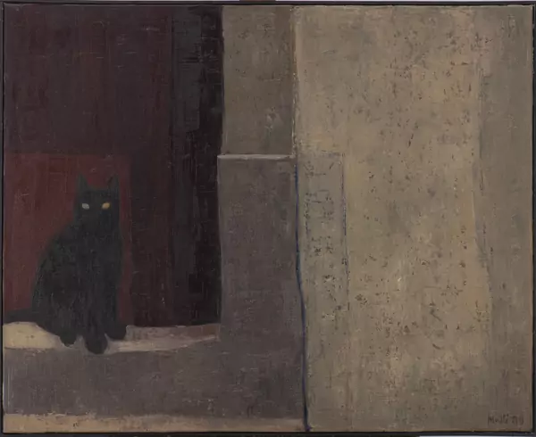 Walter MAFLI (1915-2017), "Le chat", technique mixte — DognyAuction