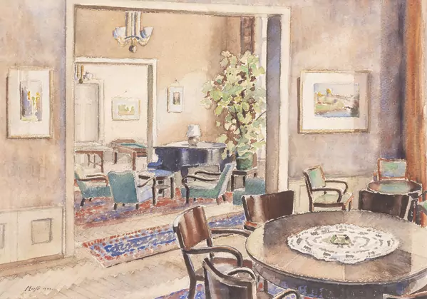 Walter MAFLI (1915-2017),"Intérieur" — DognyAuction