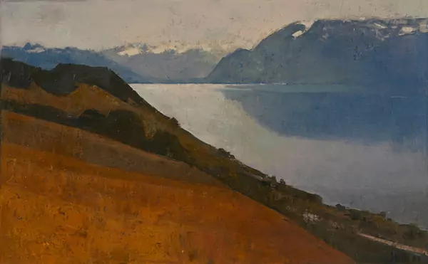 Walter Mafli — "Lavaux, vue sur Montreux", 1989