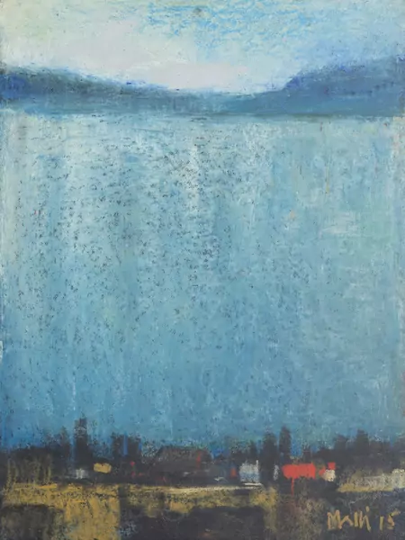 Walter MAFLI (1915-2017), 'Paysage lacustre', huile — DognyAuction