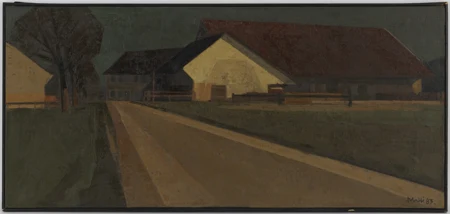 Route menant au village