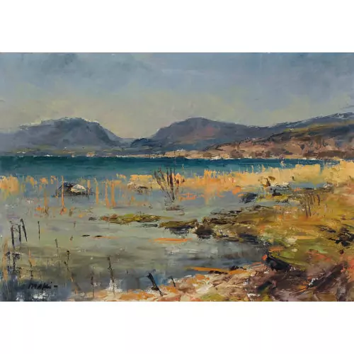 "La trouée de Bourgogne, Lac de Neuchâtel"