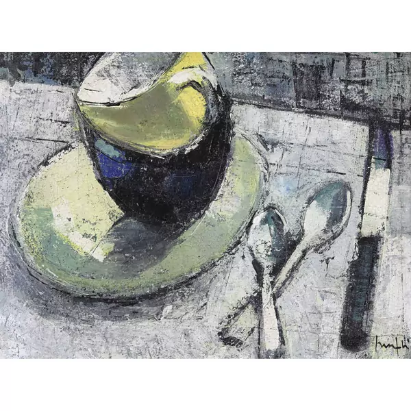 Nature morte à la tasse de thé