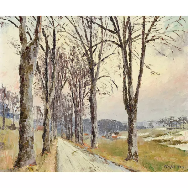 "Lever de soleil près de Bourguillon"