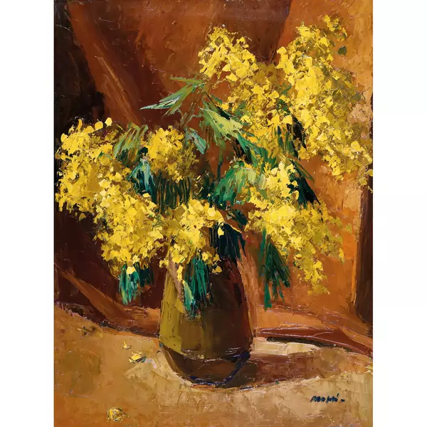 Mimosen in Vase