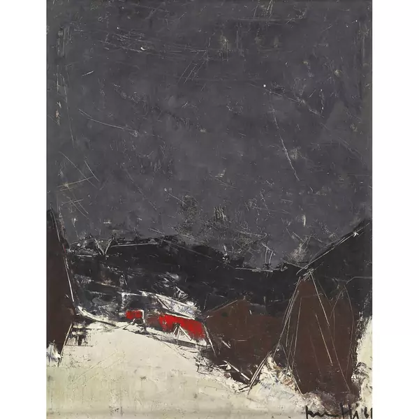 Abstrahierte Landschaft