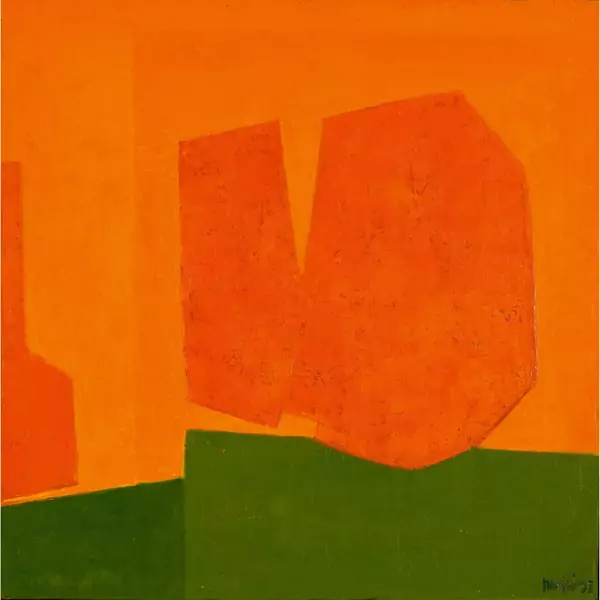 "Abstrait orange"