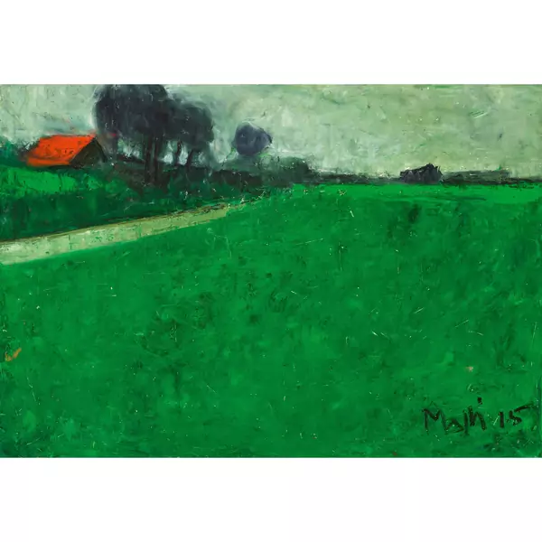 Campagne au printemps
