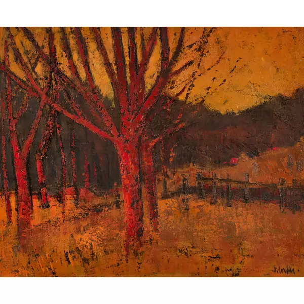 Landschaft mit Bäumen