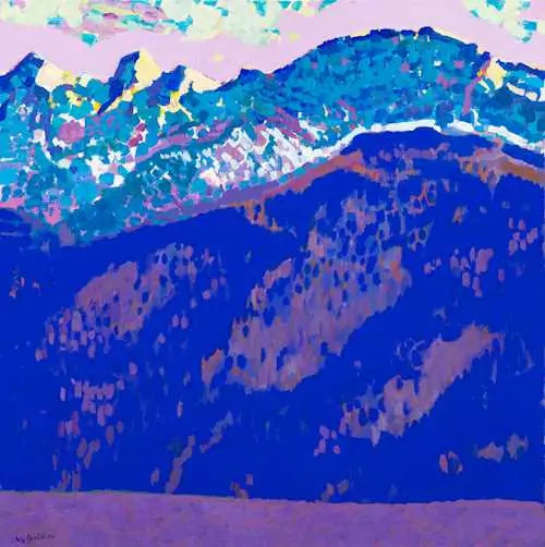 WALTER ROPÉLÉ — Bregaglia Range with Pizzo Badile, Pizzi dei Vanni. 2004. — Koller Auktionen