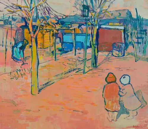 ROPELE, WALTER — Spring in a garden in Basel. 1985. — Koller Auktionen