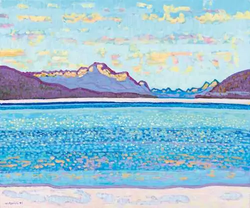 WALTER ROPÉLÉ — Im lichten Land. Oberengadiner Landschaft. 2015. — Koller Auktionen