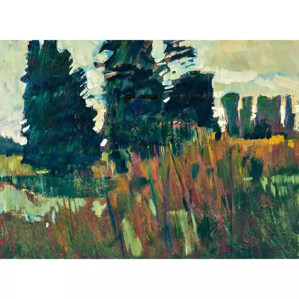 Landschaft mit Bäumen