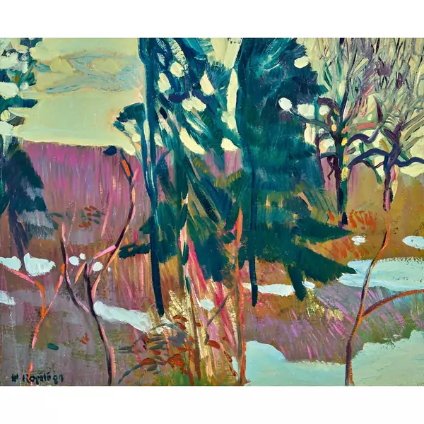 Landschaft im Vorfrühling