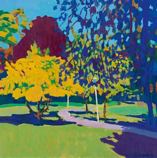 WALTER ROPÉLÉ — Im alten Park . 1993. — Koller Auktionen