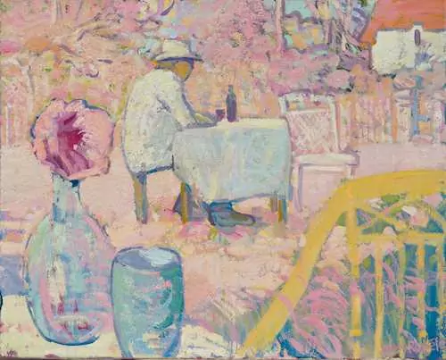 WALTER ROPÉLÉ — In the restaurant. — Koller Auktionen