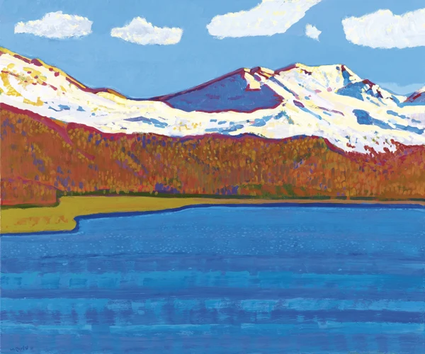 Walter Ropélé — SILSERSEE MIT PIZ CORVATSCH, 2011LAKE SILS WITH MOUNT CORVATSCH, 2011