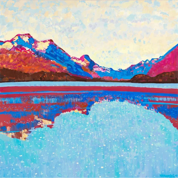 Walter Ropélé — BERGSTILLE, SILSERSEE, 2008 SILENCE IN THE MOUNTAINS, LAKE SILS, 2008