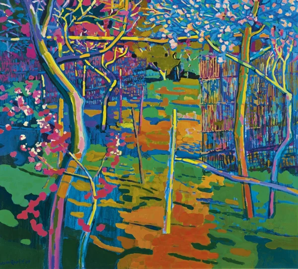 Walter Ropélé — Gartenansicht, 1989