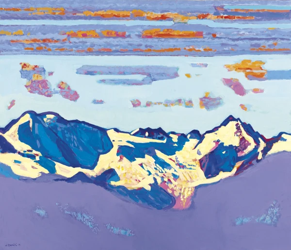 Walter Ropélé — WECHSELND BEWÖLKT, PIZ PALÜ BIS PIZ BERNINA, 2012VARIABLY OVERCAST, PIZ PALÜ TO PIZ BERNINA, 2012