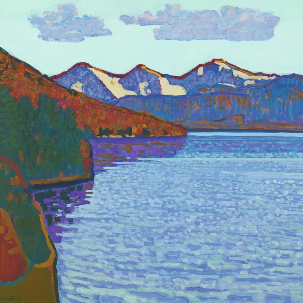 Walter Ropélé — Am Thunersee, Jungfrau, Mönch, Eiger, 2016