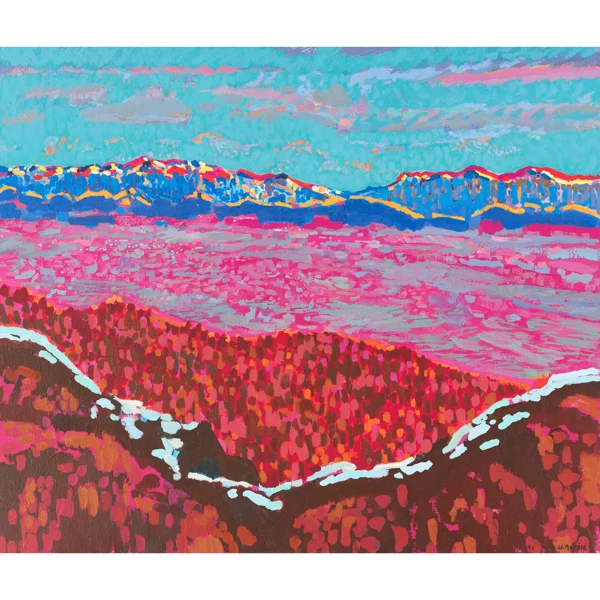 Walter Ropélé — BLICK AUF DIE ALPEN, 2007 VIEW OVER THE ALPS, 2007