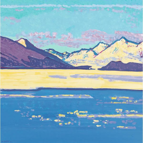 Walter Ropélé — WINTERTAG AM SILSERSEE, 2010WINTER DAY AT LAKE SILS, 2010