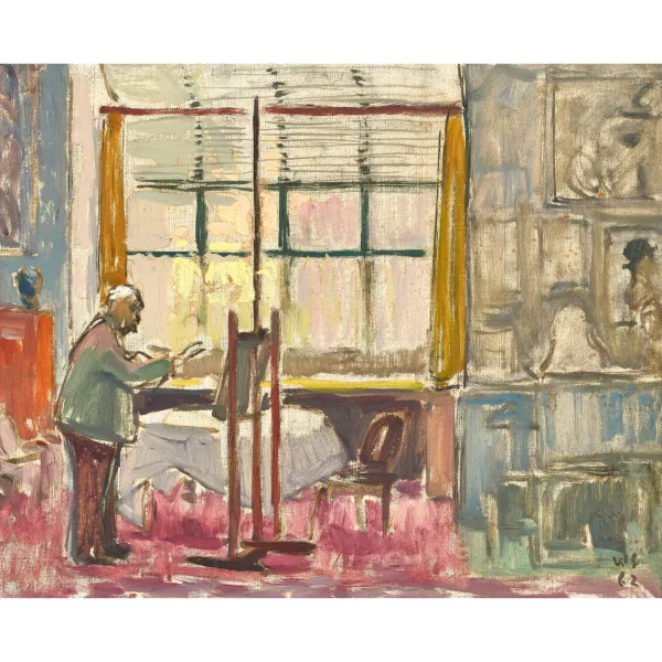 Walter Sautter — "Cuno Amiet in seinem Atelier".
