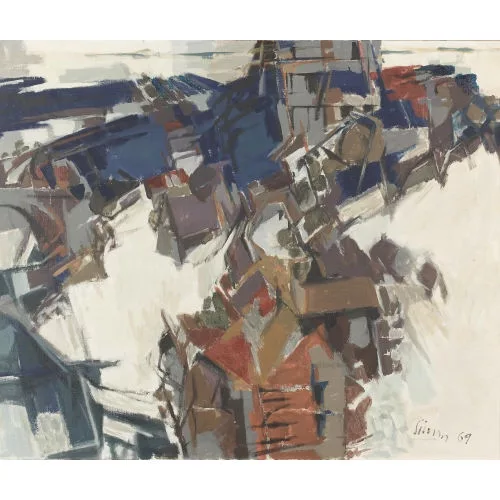 Walter Simon — "Blauer Hügel".