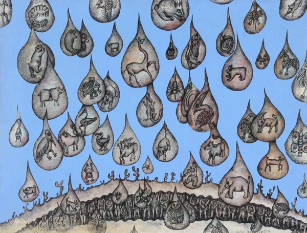 Walter Wegmüller — Tropfen über offener Krümmung, 1970