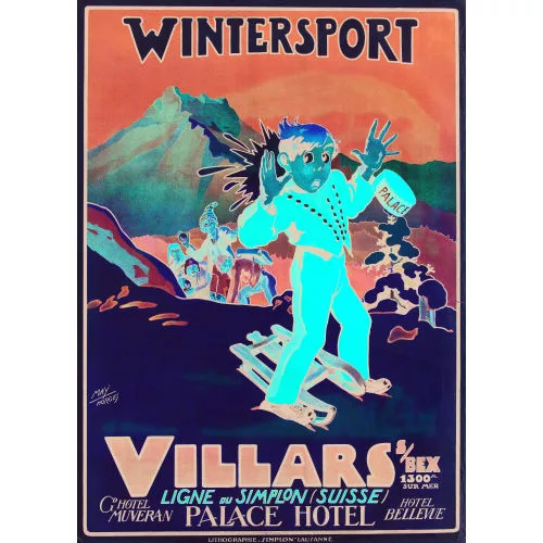 Walther von May — "Wintersport Villar′s...".