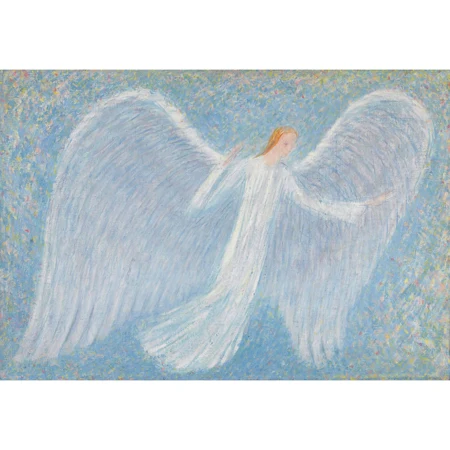 Engel in Blau