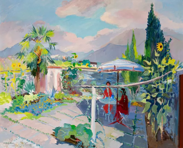 Il cortile, Ascona (1943)